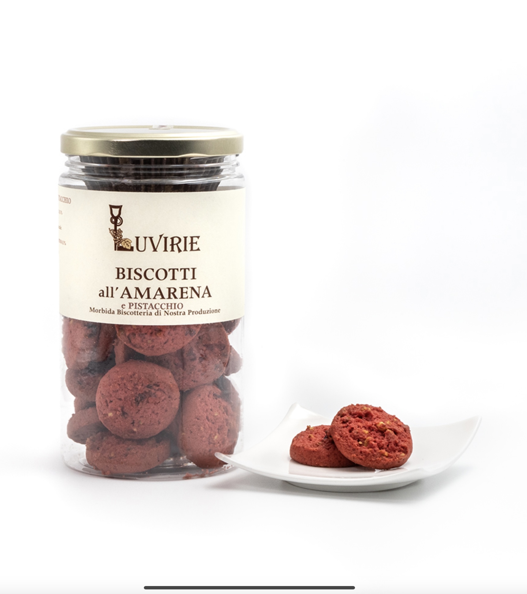 Biscotti all’ Amarena e Pistacchio